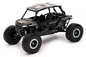 New Ray Toys New Ray Toys Polaris RZR XP 4 Turbo Rock Crawler (Titanium Metallic) Scale - 1:18 - 57976C