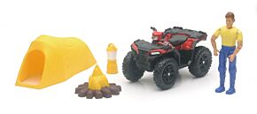 New Ray Toys New Ray Toys Polaris Sportsman XP1000 Camping Set/ Scale - 1:18 - SS-37436