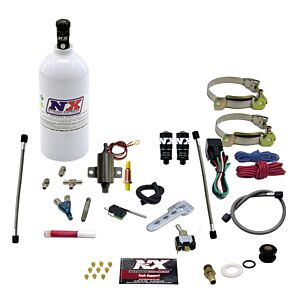 Nitrous Express Nitrous Express 2 Cyl Piranha Nitrous Kit (V-Twins w/Single Carb) w/2.5lb Bottle - 60022P
