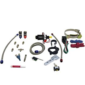 Nitrous Express Nitrous Express 2 Cyl Piranha Nitrous Kit (V-Twins w/Single Carb) w/o Bottle - 60022-00P