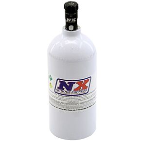 Nitrous Express Nitrous Express 2.5lb Bottle w/Motorcycle Valve (4.38 Dia x 12.37 Tall) - 11025