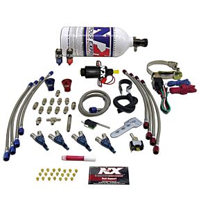 Nitrous Express Nitrous Express 4 Cyl Piranha Nitrous Kit (For EFI Applications) w/2lb Bottle - 60007P
