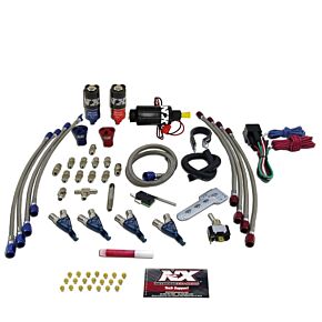 Nitrous Express Nitrous Express 4 Cyl Piranha Nitrous Kit (For EFI Applications) w/o Bottle - 60007-00P