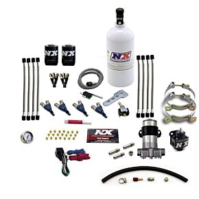 Nitrous Express Nitrous Express 4 Cyl Piranha Nitrous Kit (Pro-Mod) w/2.5lb Bottle - 60006P
