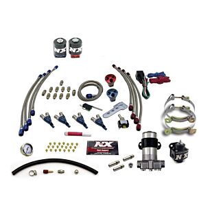 Nitrous Express Nitrous Express 4 Cyl Piranha Nitrous Kit (Pro-Mod) w/o Bottle - 60006-00P