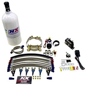 Nitrous Express Nitrous Express 4 Cyl Proton Nitrous Kit w/1.0lb Bottle - 61028-1.0P