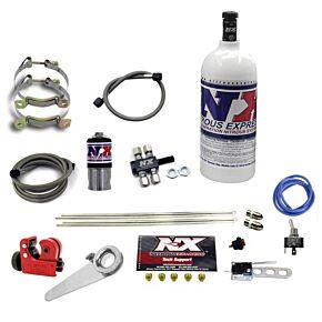 Nitrous Express Nitrous Express Motorcycle 4 Cyl Dry Nitrous Kit-1lb Bottle - 62000-1.0P