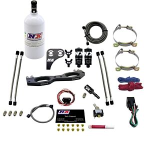 Nitrous Express Nitrous Express Polaris RZR 1000cc Nitrous Plate Kit w/2.5lb Bottle - 67002-2.5P