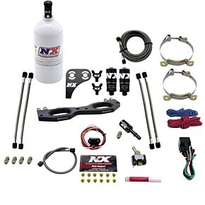 Nitrous Express Nitrous Express Polaris RZR 900cc Nitrous Plate Kit w/2.5lb Bottle - 67001-2.5P