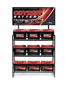 Odyssey Battery Odyssey Battery 18-Battery Display Rack (3 Wide x 3 High x 2 Deep) - ODY18RETAILER