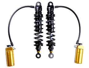 Ohlins Ohlins 14-24 Harley FL Touring STX 36 Twin Blackline 13inShocks - Heavy Duty Springs - HD 779S2