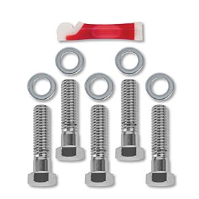 Performance Machine Performance Machine 00-Up HD Bolt Set Pulley - Chrome - 0109-0055-CH