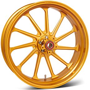 Performance Machine Performance Machine 18x5.5 Forged Wheel Assault 11 Spoke Race Weight - Gold Ano - 1202-7814R-ASLAP-G