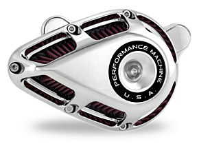 Performance Machine Performance Machine 23-Up CVO, 2024 Touring Jet Air Cleaner - Chrome - 0206-2167-CH