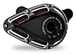 Performance Machine Performance Machine 23-Up CVO, 2024 Touring Jet Air Cleaner - Contrast Cut - 0206-2167-BM