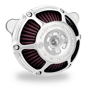 Performance Machine Performance Machine 23-Up CVO, 2024 Touring Max HP Air Cleaner - Chrome - 0206-2164-CH