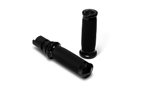 Performance Machine Performance Machine 24-25 Touring, 2025 Softail TBW Contour Handle Grip Set - Black - 0063-2105M-B