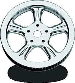 Performance Machine Performance Machine Belt Pulley 66T x 1in Wrath - Chrome - 0093-6266WRAL-CH