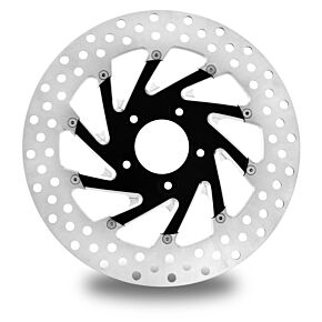 Performance Machine Performance Machine Disc/Carr 11.8 Del Rey Fr Left - Contrast Cut Platinum - 0133-1800REYLS-BMP