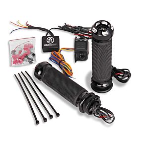Performance Machine Performance Machine FLHX TBW Apex Heated Grips - Contrast Cut - 0063-2093-BM