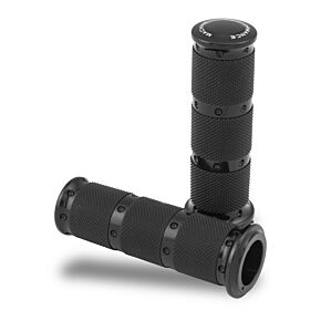 Performance Machine Performance Machine Handle Grip Set XLS - Black Ano - 0063-2087-B