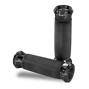Performance Machine Performance Machine Overdrive Grip Set - Black Ano - 0063-2082-B