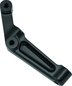 Performance Machine Performance Machine Radial Caliper Bracket Left - Black Ano - 0023-9922CN-B