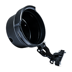 Performance Machine Performance Machine Round Gauge Relocation Kit - Black Ops - 0208-2192-SMB