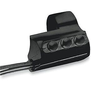Performance Machine Performance Machine Switch Assy 3 Button Lt Sd - Black Ano - 0062-2035-B