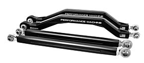 Performance Machine Performance Machine UTV High Clearance Radius Rod Set (4 Rods) - Contrast Cut - 0222-2008-BM