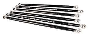 Performance Machine Performance Machine UTV Stock Replacement Radius Rod Set (6 Rods) - Contrast Cut - 0222-2003-BM