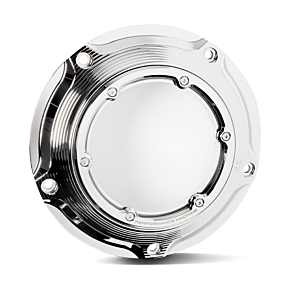 Performance Machine Performance Machine Vision Derby Cover W/Bezel - Chrome - 0177-2083M-CH