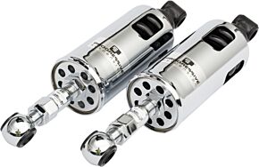 Progressive Progressive 00-17 Harley Softail 422 Series Shocks Heavy Duty - Chrome - 422-4002C