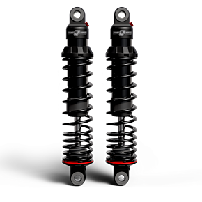 Progressive Progressive 91-05 Harley Early Dyna 494 Series Shocks 12.5in Bushing - Black - 494-1009