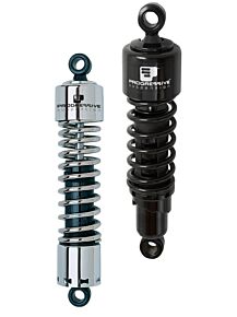 Progressive Progressive Harley 412 Series Shocks 12.0in - Black - 412-4013B