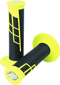 PROTAPER ProTaper Clamp-On 1/2 Waffle Grip - Neon Yellow/Black - 021657