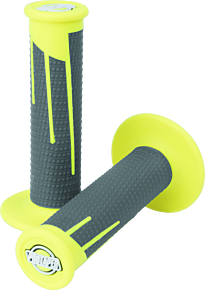 PROTAPER ProTaper Full Diamond Clamp-On Grips - Neon Yellow/Dark Gray - 021686