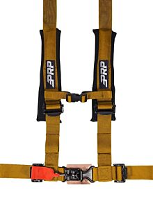 PRP Seats PRP Seats 4.2 Harness with Latch and Link Lap Belt, Gold - SB4.2LL-GO