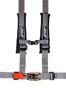 PRP Seats PRP Seats 4.2 Harness with Latch and Link Lap Belt, Silver - SB4.2LL-S