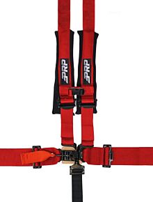 PRP Seats PRP Seats 5.2 Harness with Shoulder Straps Sewn to Lap, Red - SB5.2S-R