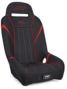 PRP Seats PRP Seats GT/S.E. Rear Suspension Seat, Black and Red - A58R-237