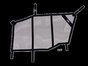PRP Seats PRP Seats Mesh Window Net Set for Kawasaki KRX & KRX 4 (Front) - W35