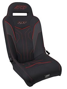 PRP Seats PRP Seats RST Rear Suspension Seat, Black & Red - A4108-237