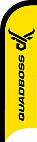 QuadBoss QuadBoss 11ft Sail Flag Yellow - 155352