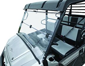 QuadBoss QuadBoss 16-22 Kawasaki KAF820 Mule Pro-DX Windbreak Folding Windshield - 375787