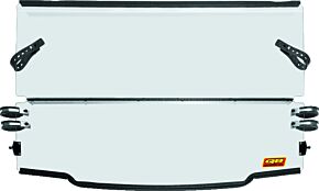 QuadBoss QuadBoss 17-21 Polaris Ranger 500 Folding Windshield - 375735