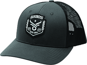 QuadBoss Quadboss Barbwire Hat Grey Snap - 155330