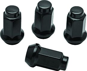 QuadBoss QuadBoss Lug Nuts 10x1.25 - 14mm-Od - Black - Box of 4 - 608930