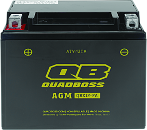 QuadBoss QuadBoss Maintenance-Free AGM Battery QBX12-FA - 401381