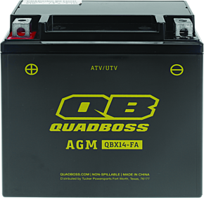 QuadBoss QuadBoss Maintenance-Free AGM Battery QBX14-FA - 401383